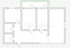 3-к квартира, вторичка, 97м2, 4/9 этаж