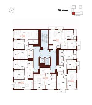 2-к квартира, вторичка, 67м2, 10/18 этаж