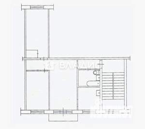3-к квартира, вторичка, 57м2, 5/5 этаж