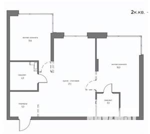 2-к квартира, вторичка, 73м2, 20/21 этаж