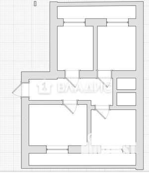 3-к квартира, вторичка, 67м2, 8/9 этаж