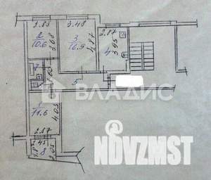 3-к квартира, вторичка, 63м2, 3/10 этаж