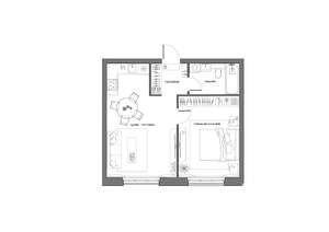 1-к квартира, вторичка, 47м2, 4/21 этаж