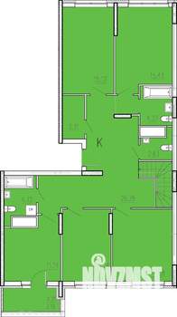 5-к квартира, сданный дом, 184м2, 17/18 этаж