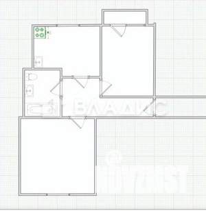 2-к квартира, вторичка, 77м2, 9/9 этаж