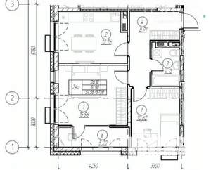 2-к квартира, вторичка, 57м2, 2/16 этаж