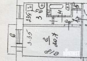1-к квартира, вторичка, 36м2, 8/9 этаж