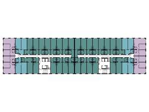 1-к квартира, строящийся дом, 33м2, 2/17 этаж