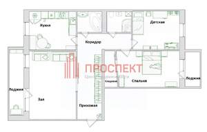 3-к квартира, вторичка, 101м2, 10/10 этаж
