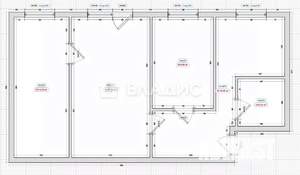 3-к квартира, вторичка, 54м2, 2/5 этаж
