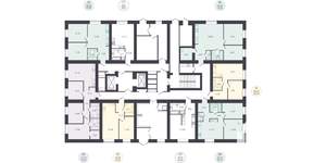 2-к квартира, вторичка, 55м2, 1/16 этаж