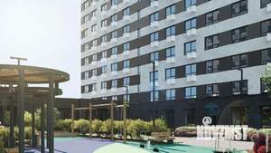 1-к квартира, строящийся дом, 33м2, 5/17 этаж