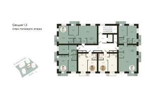 2-к квартира, вторичка, 83м2, 6/18 этаж