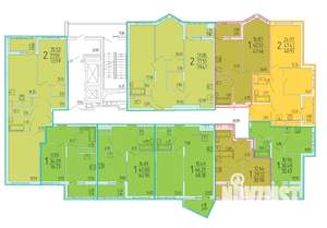 2-к квартира, сданный дом, 80м2, 8/18 этаж