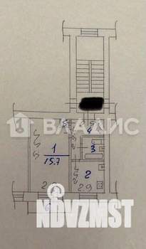 1-к квартира, вторичка, 30м2, 4/5 этаж