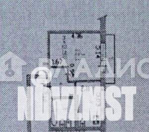1-к квартира, вторичка, 26м2, 8/9 этаж