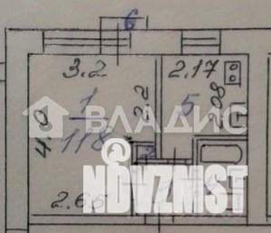 1-к квартира, вторичка, 21м2, 2/9 этаж
