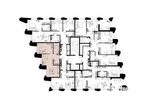 1-к квартира, вторичка, 57м2, 4/23 этаж