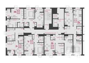 2-к квартира, вторичка, 67м2, 11/12 этаж