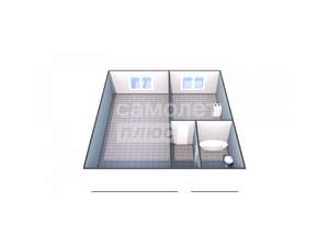 1-к квартира, вторичка, 35м2, 4/5 этаж