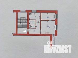 2-к квартира, вторичка, 41м2, 3/3 этаж
