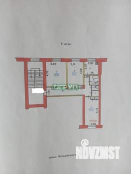 3-к квартира, вторичка, 79м2, 5/5 этаж