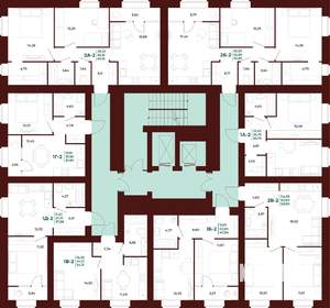 2-к квартира, вторичка, 66м2, 2/17 этаж