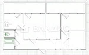 4-к квартира, вторичка, 69м2, 5/9 этаж