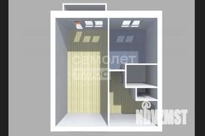 1-к квартира, вторичка, 30м2, 4/5 этаж