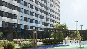 1-к квартира, строящийся дом, 34м2, 4/17 этаж