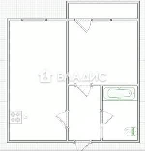 1-к квартира, вторичка, 40м2, 5/10 этаж