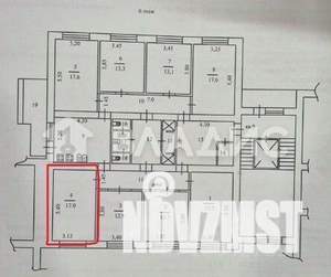 1-к квартира, вторичка, 185м2, 5/9 этаж