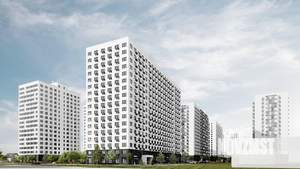 1-к квартира, строящийся дом, 34м2, 7/18 этаж