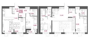 3-к квартира, вторичка, 130м2, 13/14 этаж