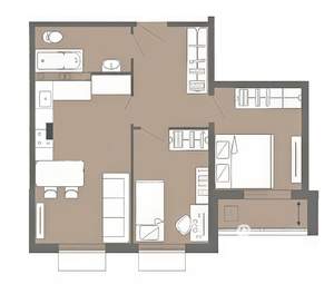 2-к квартира, вторичка, 51м2, 12/16 этаж