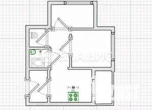 2-к квартира, вторичка, 47м2, 5/18 этаж