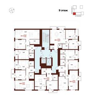 2-к квартира, вторичка, 66м2, 9/18 этаж