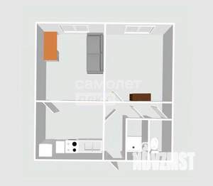 2-к квартира, вторичка, 38м2, 7/9 этаж
