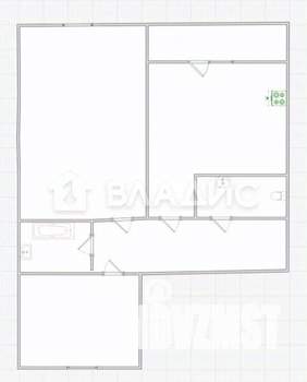 2-к квартира, вторичка, 46м2, 6/8 этаж