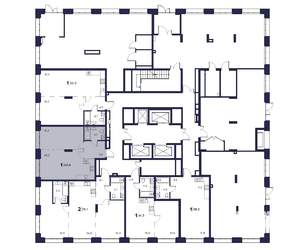 1-к квартира, вторичка, 51м2, 1/23 этаж
