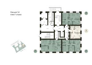 2-к квартира, вторичка, 65м2, 1/18 этаж