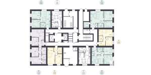 1-к квартира, строящийся дом, 39м2, 1/16 этаж