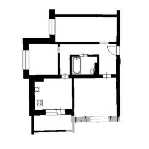 3-к квартира, вторичка, 72м2, 5/10 этаж
