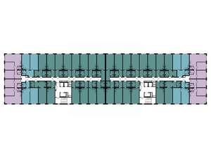 1-к квартира, строящийся дом, 33м2, 2/17 этаж