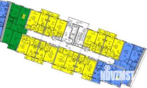 3-к квартира, строящийся дом, 77м2, 18/19 этаж