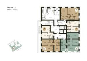 3-к квартира, вторичка, 89м2, 1/12 этаж
