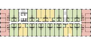 3-к квартира, строящийся дом, 75м2, 2/17 этаж