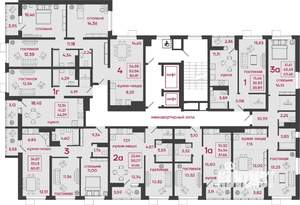 4-к квартира, вторичка, 87м2, 12/17 этаж