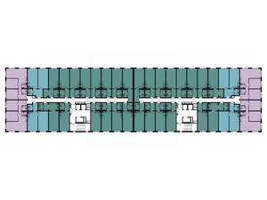 1-к квартира, строящийся дом, 37м2, 2/17 этаж