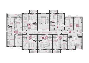 1-к квартира, вторичка, 41м2, 4/5 этаж